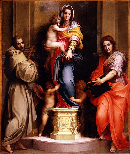 Andrea del Sarto Madonna of the Harpies Sweden oil painting art